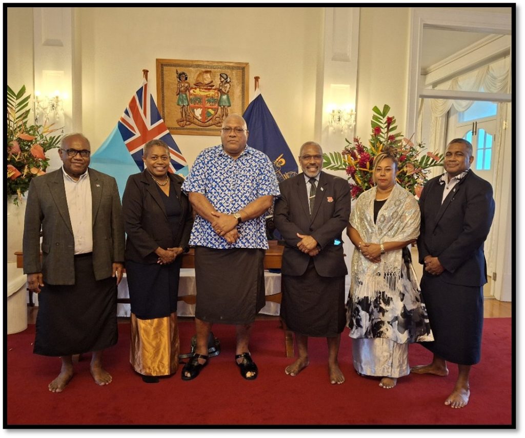 Courtesy Visit to His Excellency the President of Fiji by the Ministry ...